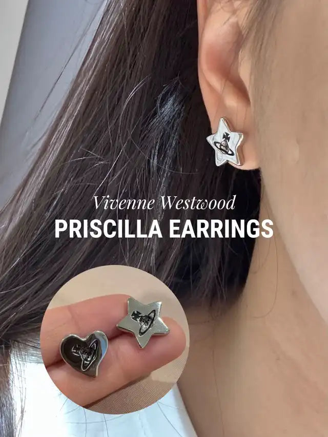 現貨|Vivienne Westwood AB款心星耳針