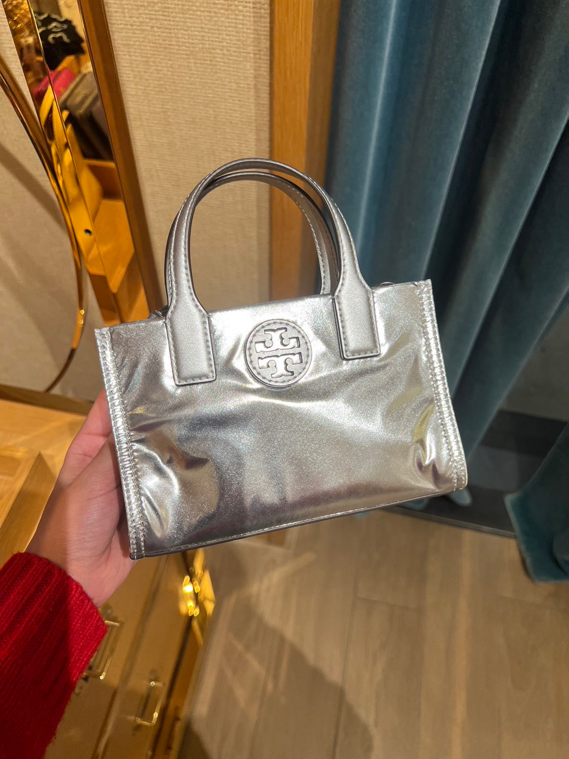 現貨深藍|Tory Burch TB 迷你尼龍小托特