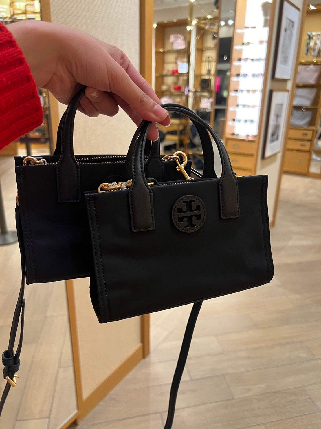 現貨深藍|Tory Burch TB 迷你尼龍小托特