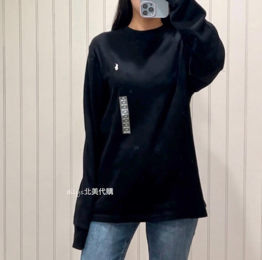 Polo Ralph Lauren black long-sleeved sweatshirt