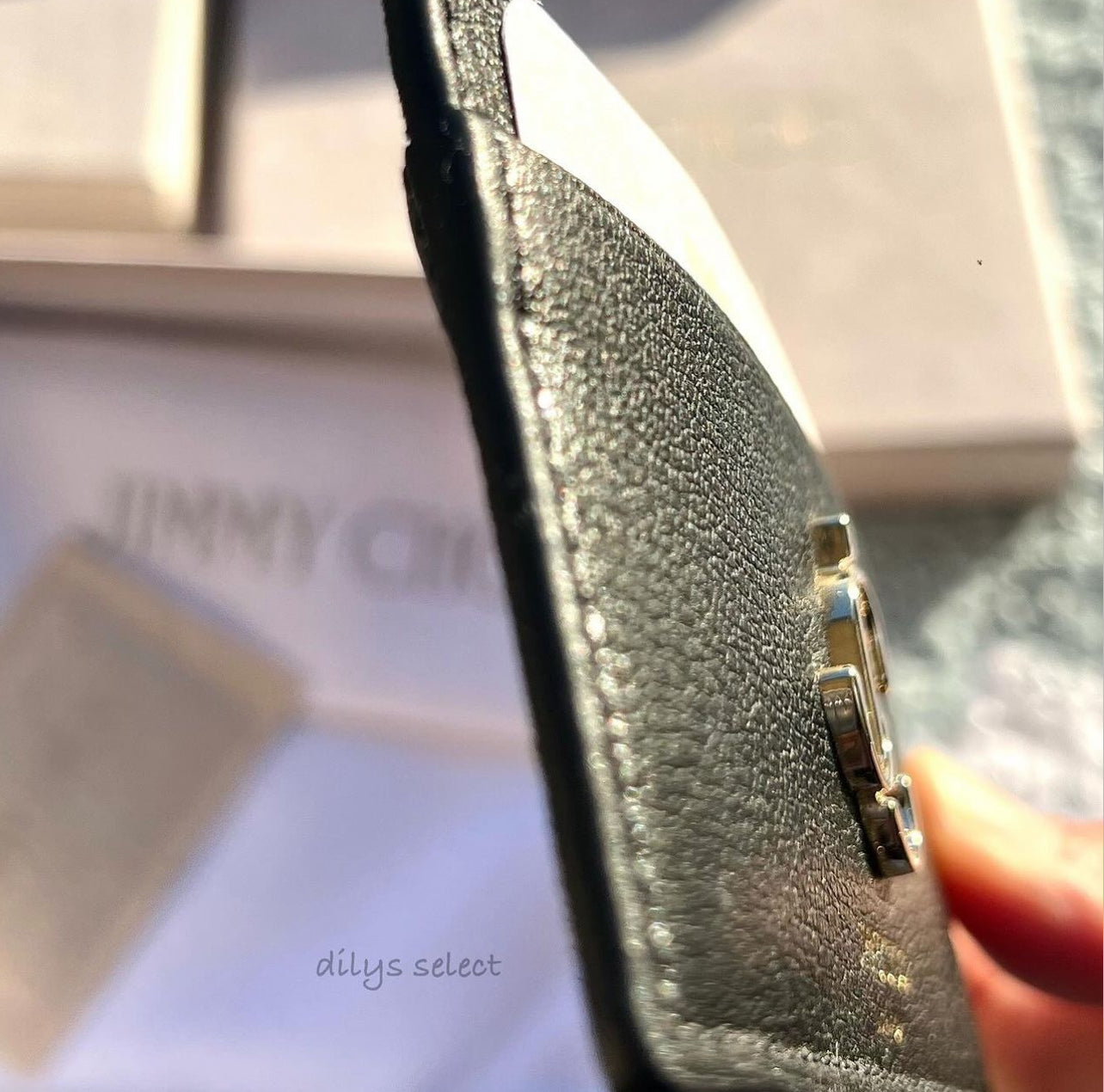 JIMMY CHOO 牛皮卡包