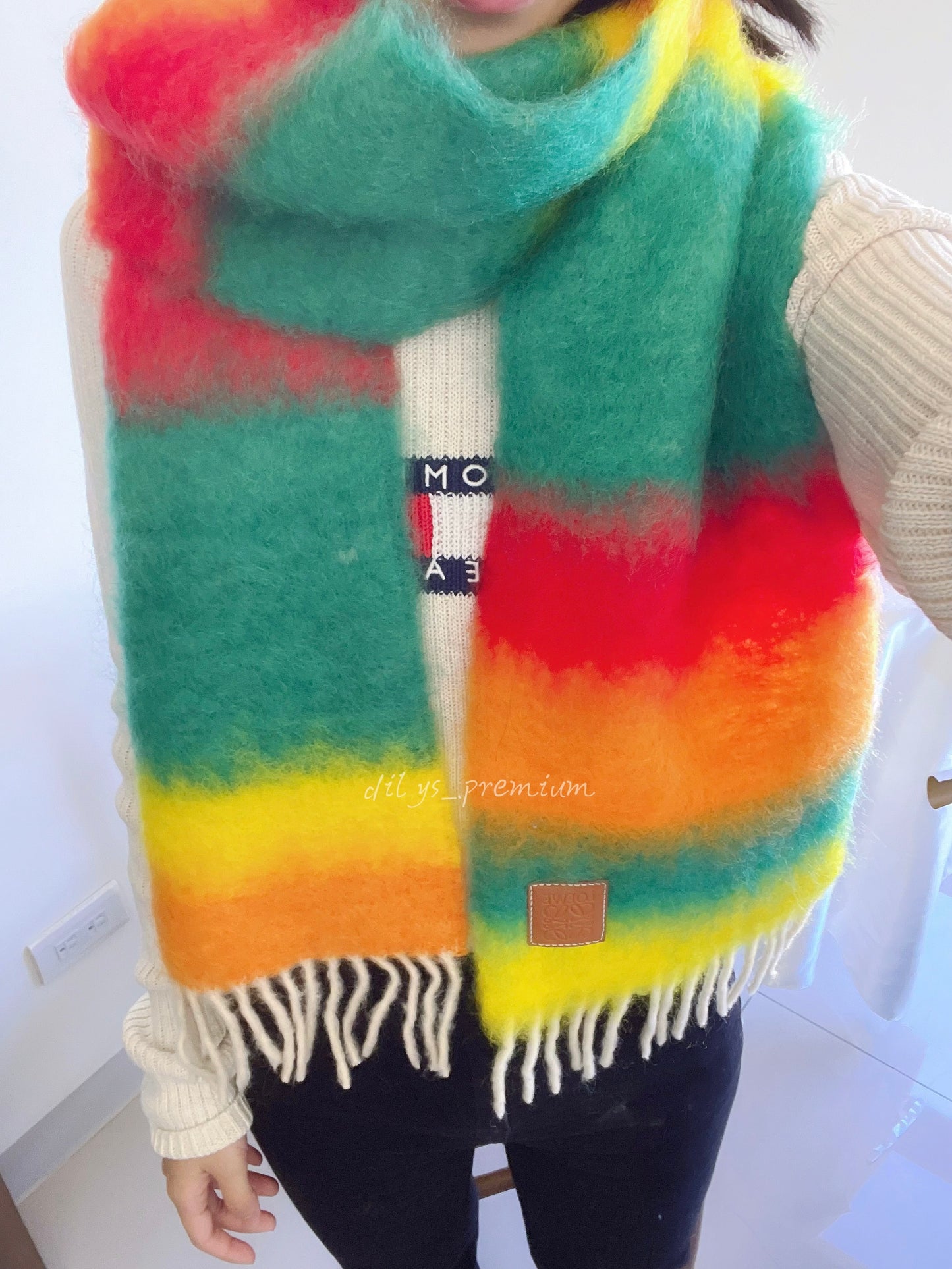 現貨｜Loewe馬海毛圍巾🧣