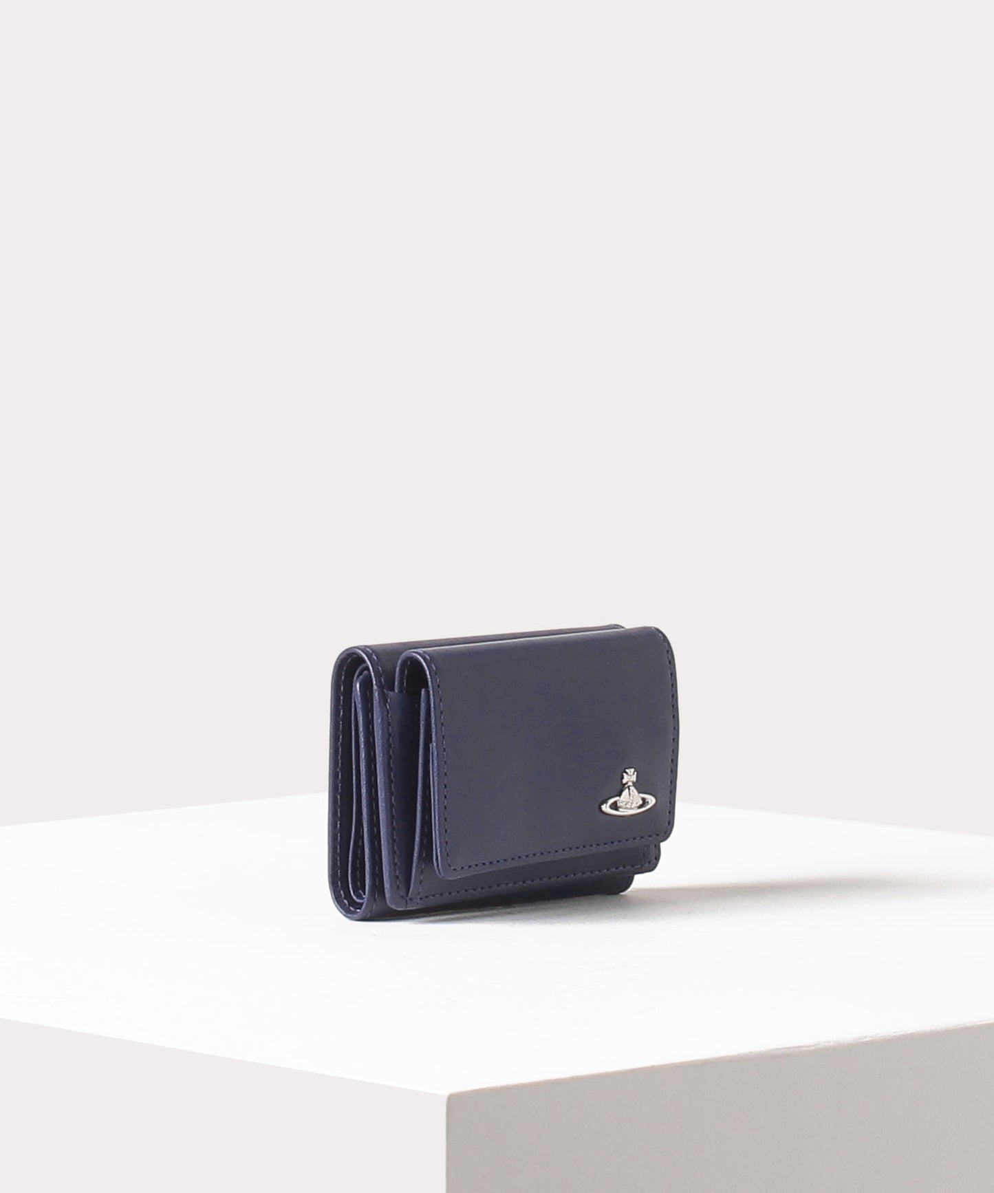 Vivienne Westwood Japan Limited Navy Blue | WATER ORB Tri-fold Wallet