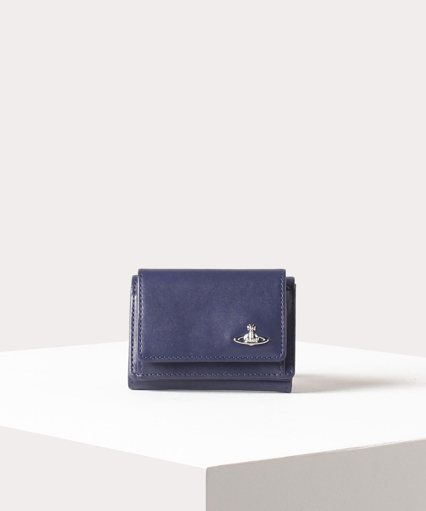 Vivienne Westwood Japan Limited Navy Blue | WATER ORB Tri-fold Wallet