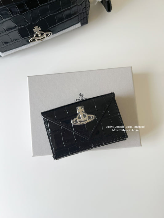 台灣現貨｜Vivienne Westwood Envelope Billfold鱷魚紋信封錢包