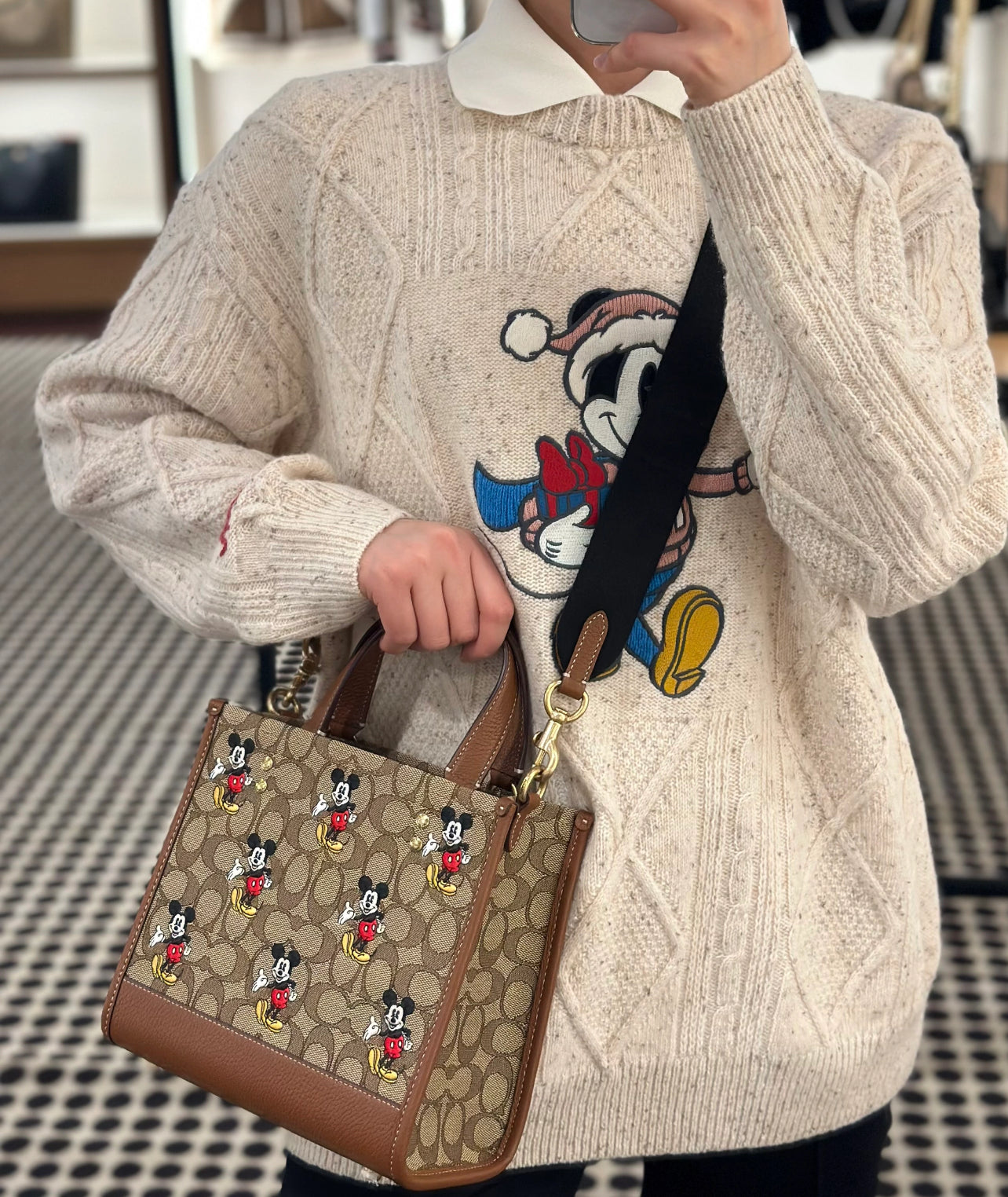 Disney X Coach Dempsey Tote 米奇老花托特