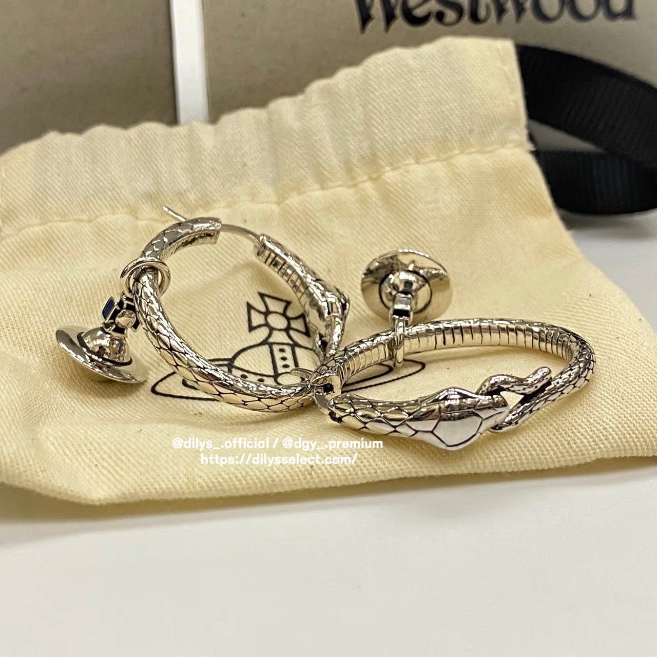 現貨｜Vivienne Westwood 蛇年限定大圈圈耳環