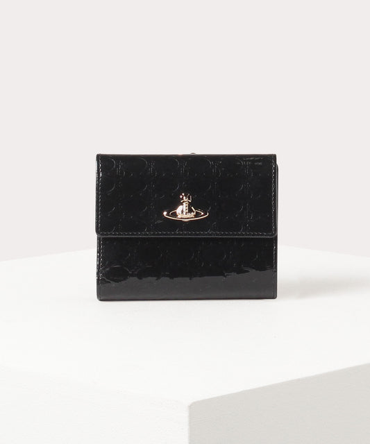 Vivienne Westwood Japan only｜
 Patent leather OVAL ORB buckle large bi-fold wallet