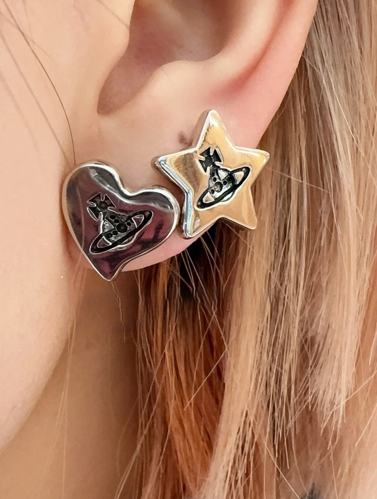 現貨｜Vivienne Westwood AB款心星耳針