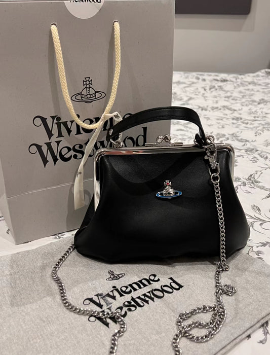 Vivienne Westwood lambskin gold bag