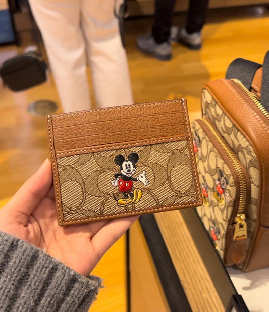 Coach x Disney 老花卡夾