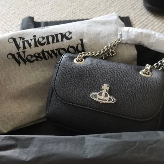 "Vivienne Westwood🪐 Cross anti-scratch mini chain bag"